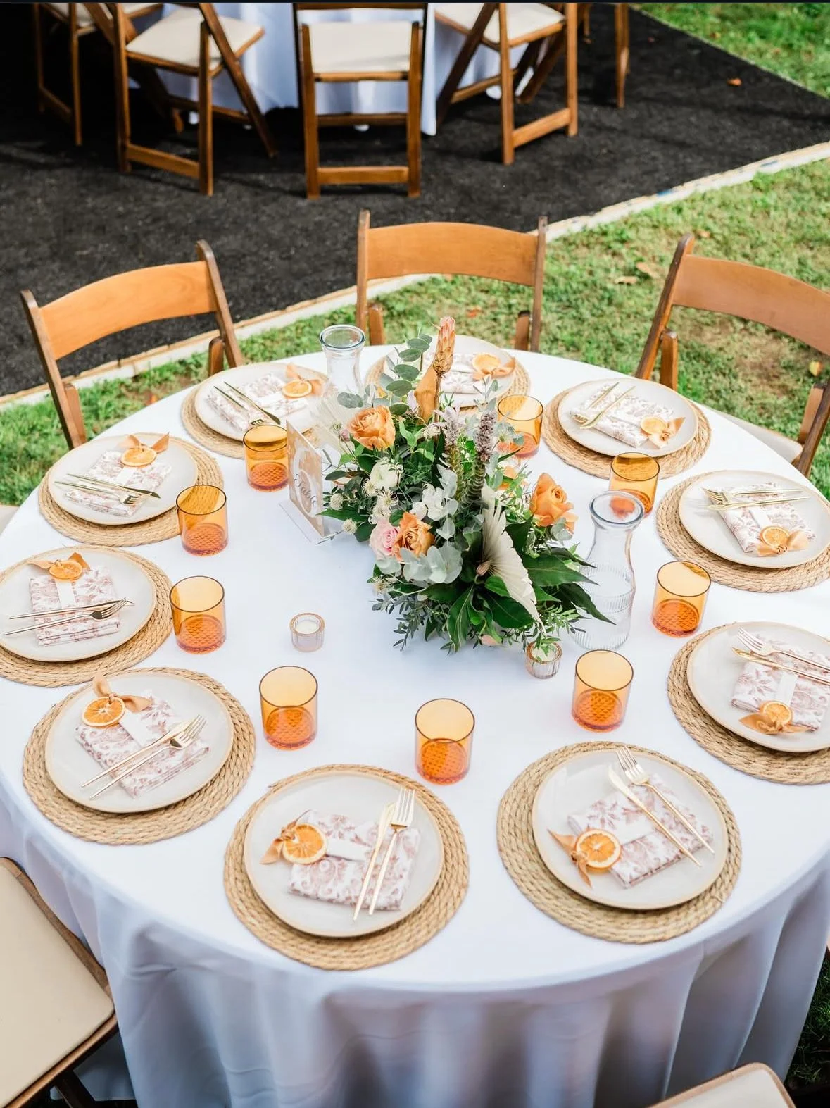 Tables at Rent-A-Tent